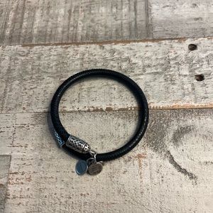Alex and Ani black/silver bracelet